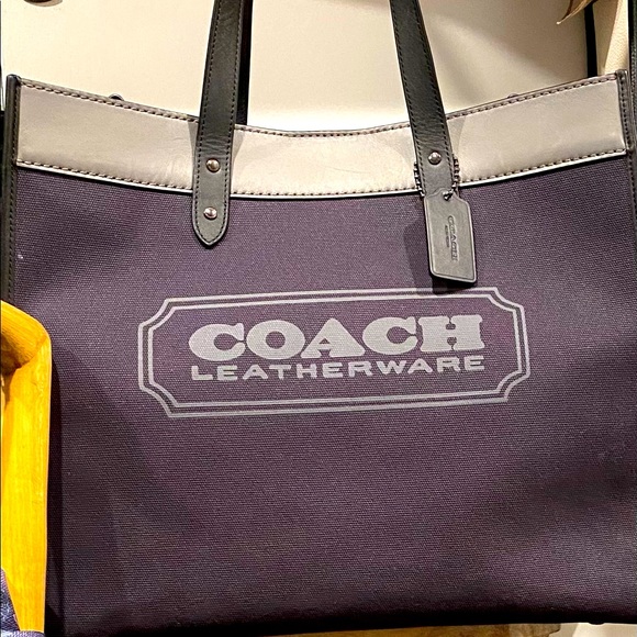 COACH - Field Tote 40 Organic Cotton Canvas,All Products : American Fashion Style Bags On Sale